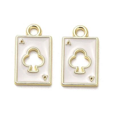 Light Gold Plated Alloy Enamel Pendants