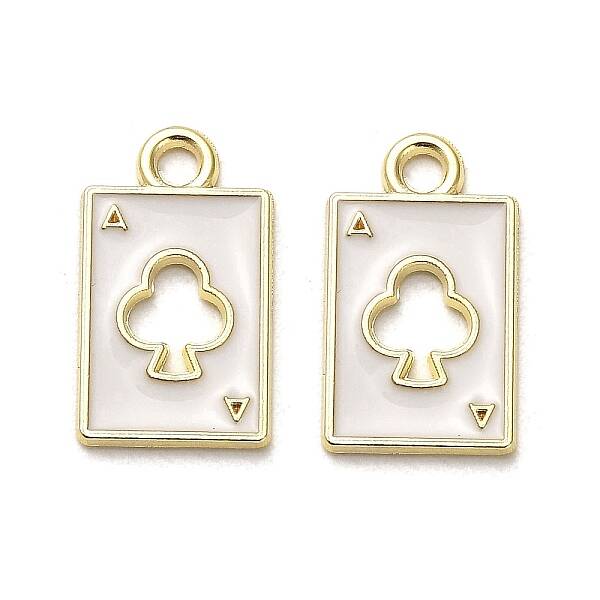 Light Gold Plated Alloy Enamel Pendants