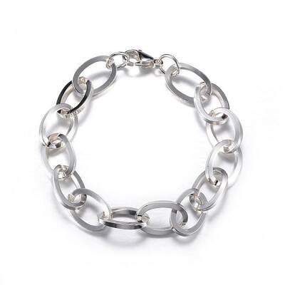 304 Stainless Steel Cable Chain Bracelets