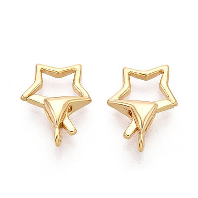 Brass Lobster Claw Clasps
