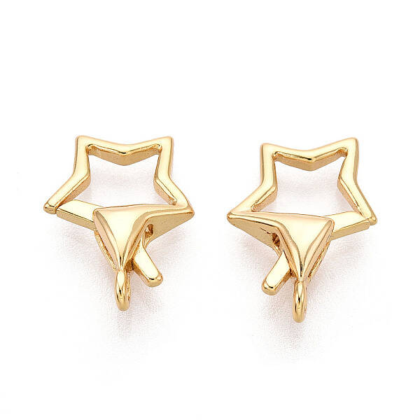 Brass Lobster Claw Clasps