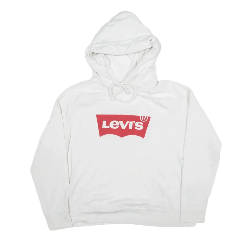 LEVI'S Hoodie White Pullover Boys XL