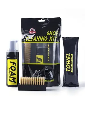 Shoe Cleaner Kit, Shoe Brush & Shoe Cleaning Mousse & Towel, Professional Sneaker Cleaning Kit, Shoe Care Kit for Suede, Boot...