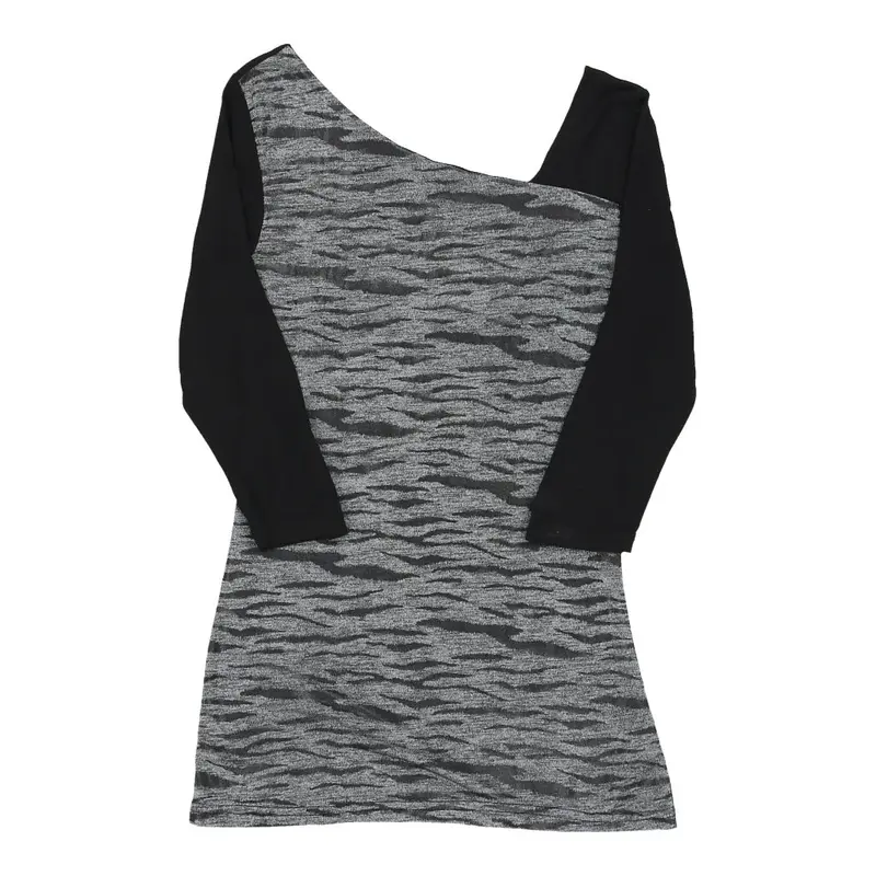 Me & Me Animal print Dress - Large Grey Cotton