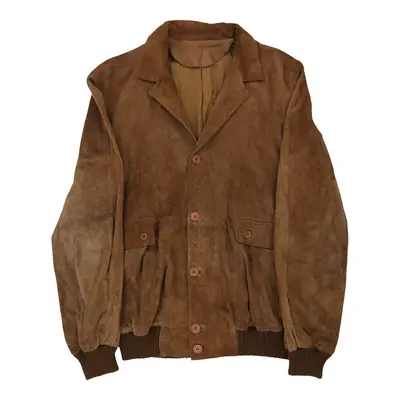 Unbranded Suede Jacket - Large Brown Suede