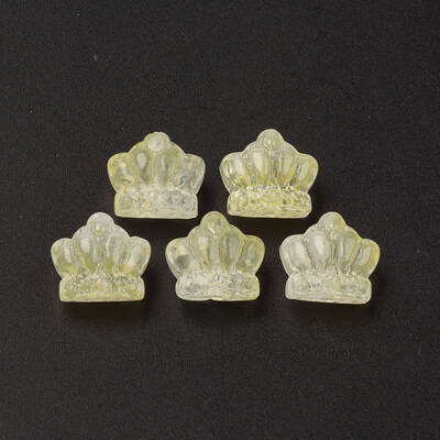 Two Tone Transparent Spray Painted Glass Beads