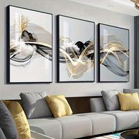 Modern Abstract Canvas Poster, 3 Counts/set Landscape Print, Aesthetic Room Decor, Waterproof Canvas Wall Art, Home Decor for...