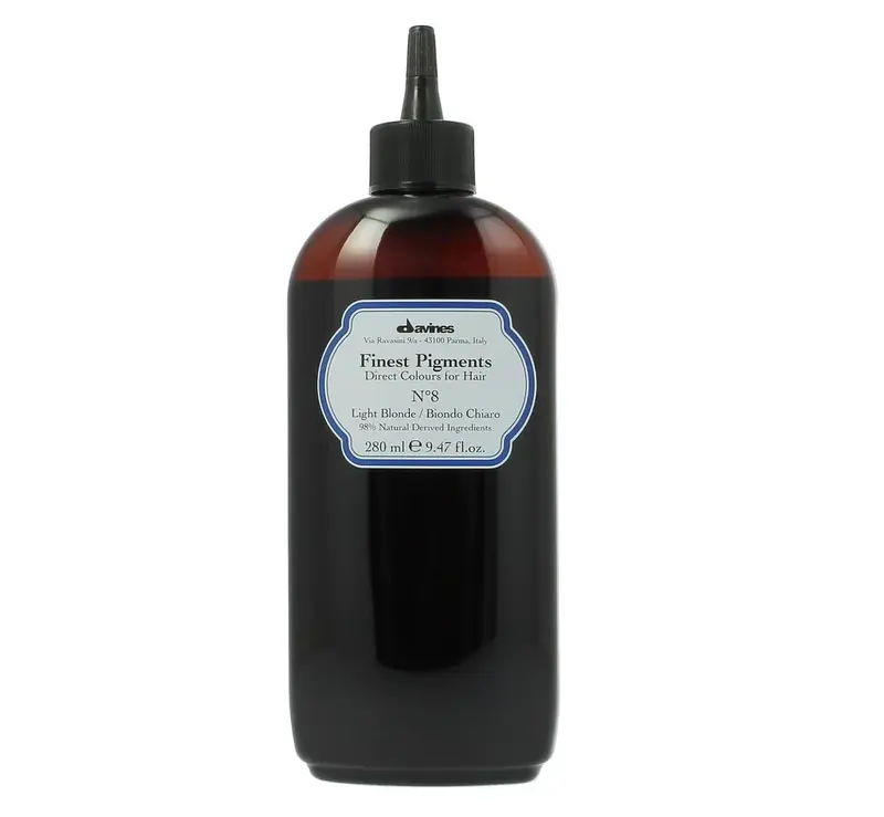 Davines, Finest Gloss, natural ingredients, hair coloring pigment, N.8 Light Blonde, 280 ml