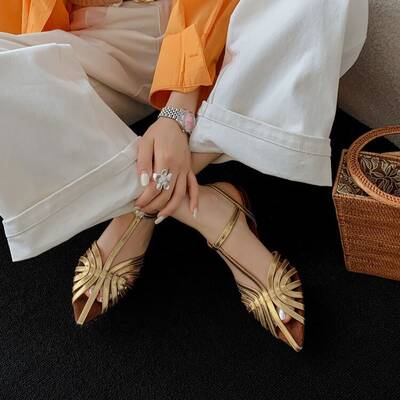 CHIKO Kalila Pointy Toe Kitten Heels Heeled Sandals