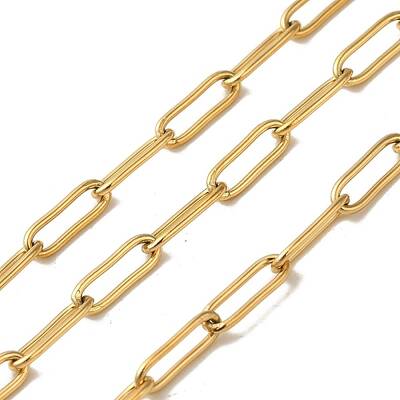 Ion Plating(IP) 304 Stainless Steel Oval Link Chains