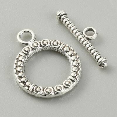 Tibetan Style Alloy Toggle Clasps