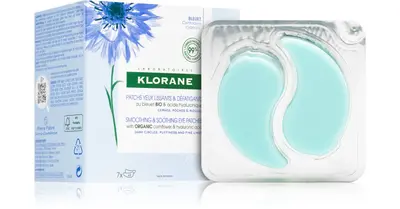 Klorane Cornflower Organic Illuminating Eye Mask 7x2 pieces