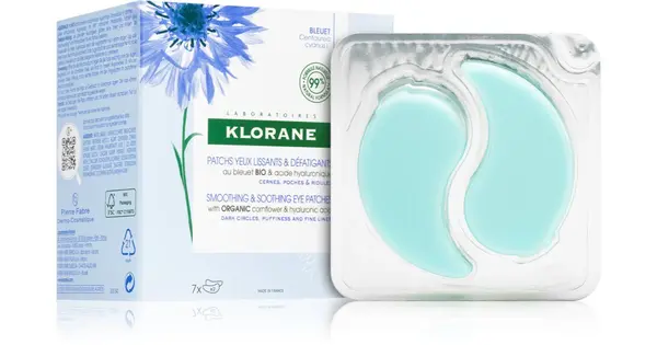 Klorane Cornflower Organic Illuminating Eye Mask 7x2 pieces