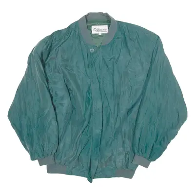 SILK BEAUTY Womens Jacket Green Silk S