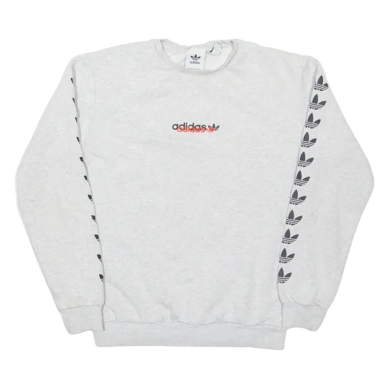 ADIDAS Mens Sweatshirt Grey S