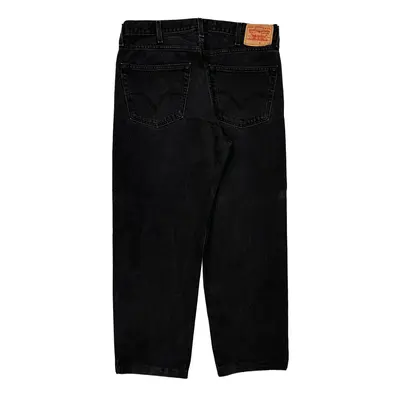 550 Levis Jeans - 36W 29L Black Cotton
