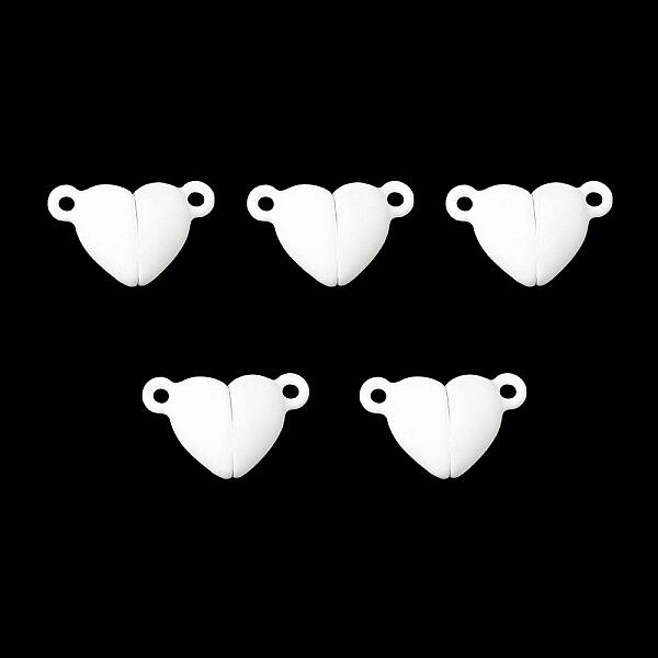 Spray Painted Alloy Magnetic Clasps
