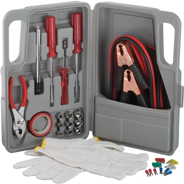 20 Custom 27-Piece Roadside Tool Set - Emergency & Auto