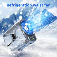 Yamokizy,Portable Fan Rechargeable with Stand,4 Speeds Strong Airflow Small Fan Waist,Battery Powered ,for Travel Camping Out...