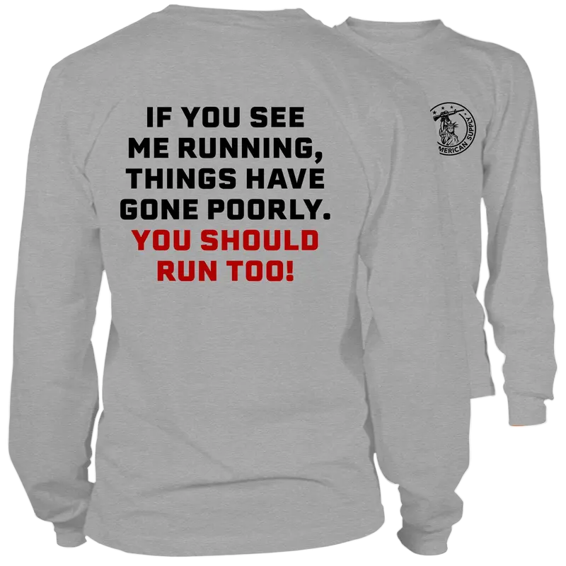 Run - Long Sleeve Hi-Vis T-Shirt