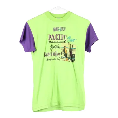 Age 12-14 Beach Volley Baycity T-Shirt - Medium Green Cotton
