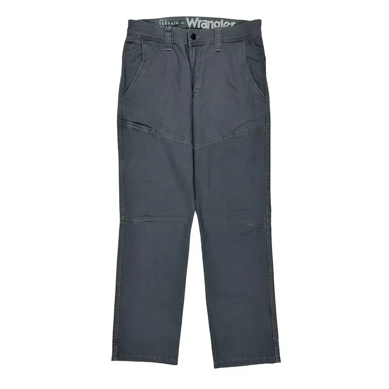Wrangler Trousers - 30W 30L Grey Cotton Blend