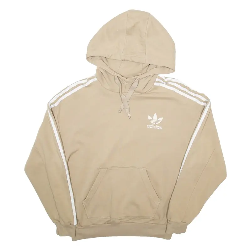 ADIDAS Womens Brown Hoodie UK 12
