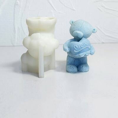 Bear Candle Silicone Molds