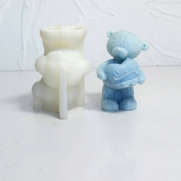 Bear Candle Silicone Molds
