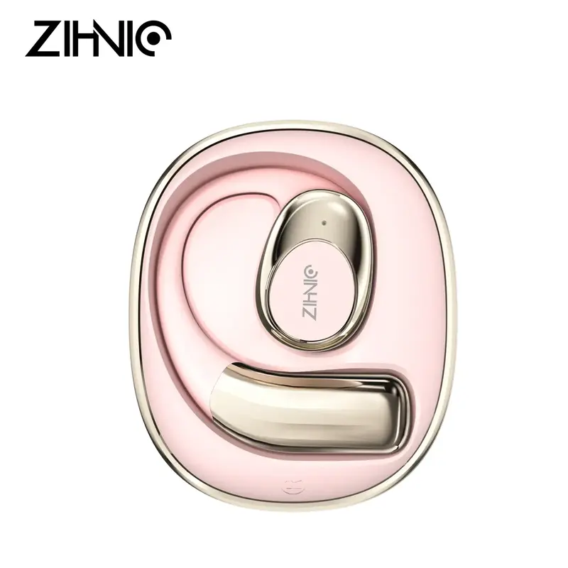 ZIHNIC ZN-S09 Wireless Open-Ear Headphones With Charging Case, Bluetooth 5.4 Wireless Earbuds,Sweat-proof Earphones With Lan...