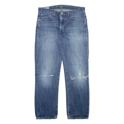 LEVI'S 514 Jeans BIG E Mens Blue Regular Straight W33 L30