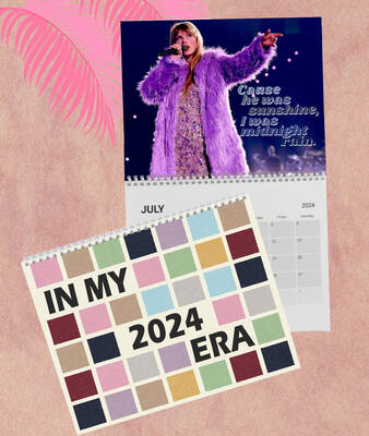 In My 2024 Era Calendar For Swiftiee, New Year Calendar