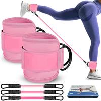 Ankle Resistance Bands, Ankle Bands for Working Out with Cuffs, Resistance Bands for Leg Butt Training Workout Equipment for ...