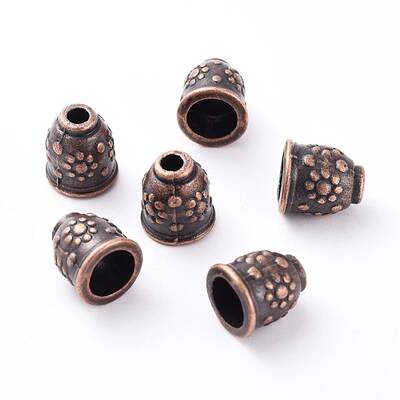 Apetalous Alloy Bead Caps