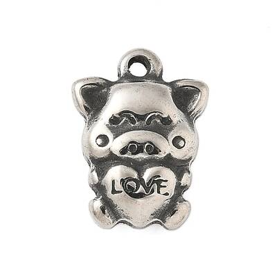 304 Stainless Steel Tibetan Style Pendants