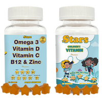 Parents & Kids Bundle: Stars Multivitamin Gummies for Adults & Kids with Omega 3