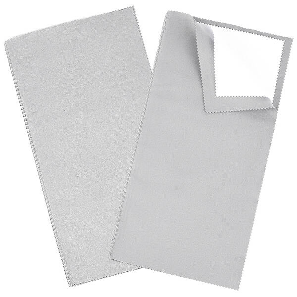 2Pcs 4 Layers Silver Polishing Cloth