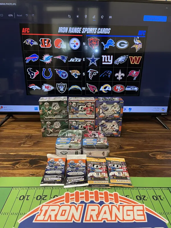 Panini NFL Sealed Product Sports Card Break PYT #148 2023 (18) total sports and sports card items for break!! \