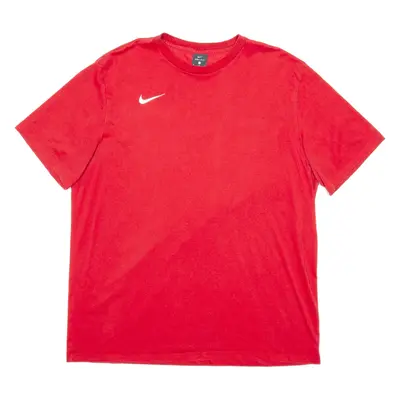 NIKE Mens T-Shirt Red XL