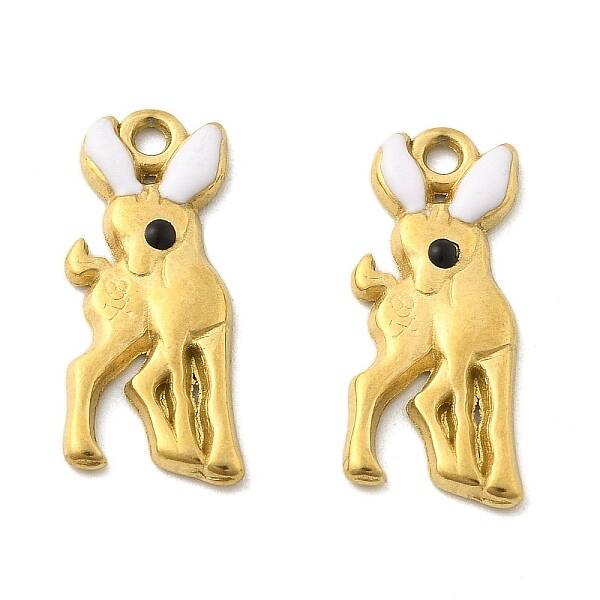 304 Stainless Steel Enamel Charms