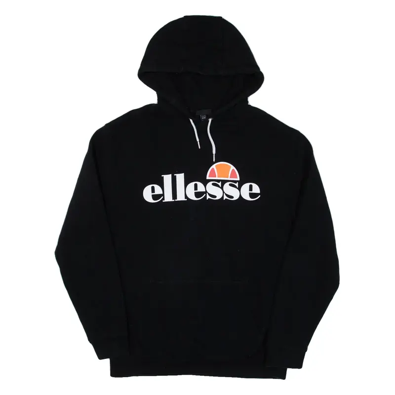 ELLESSE Mens Black Hoodie M