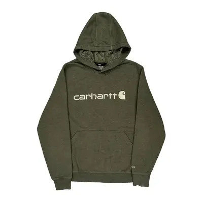 Carhartt Hoodie - Large Green Cotton Blend