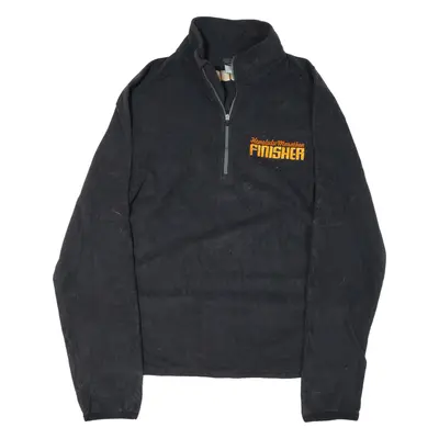 NIKE Therma-Fit Honolulu Marathon Finisher 2006 Fleece Black 1/4 Zip Womens S