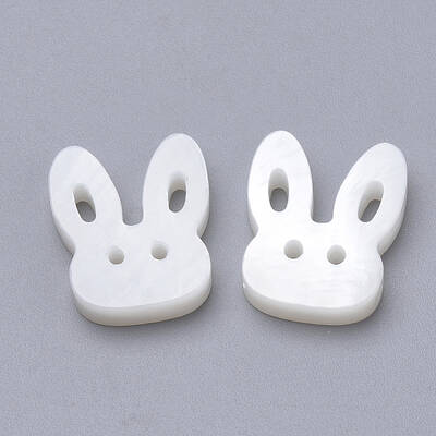 Bunny Natural Freshwater Shell Beads