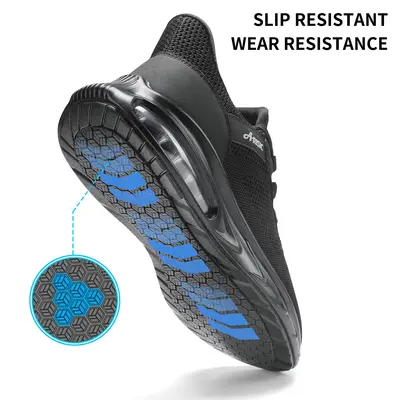 Non Slip Work Shoes for Men Waterproof Slip On Sneakers Comfortable Restaurant Kitchen Chef Slip Resistant Walking Shoes Hand...