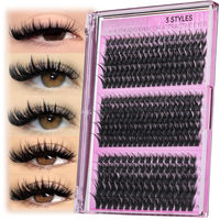 Lash Clusters Wispy Eyelash Clusters Spiky Individual Lashes Clusters Fluffy Cluster Eyelash Extensions DIY Lash Cluster Exte...