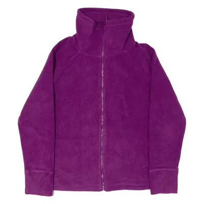 CALVIN KLEIN Performance Fleece Jacket Purple Womens M