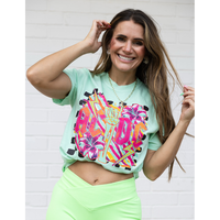 Neon A C D C Band Tshirt