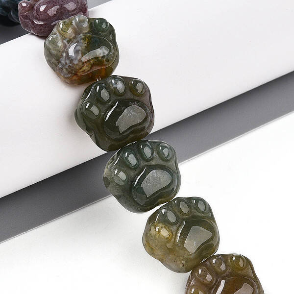 Natural Indian Agate Beads Strands