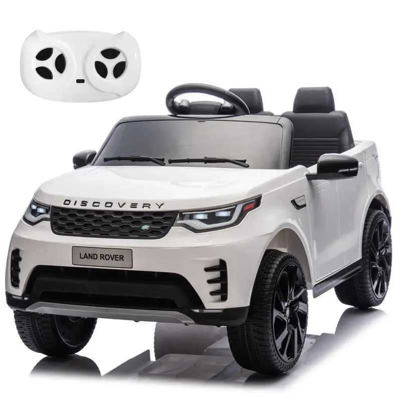 Garvee Ride P Series 12V Kids Ride On Car Land Rover Style Dual Motors 3 Speed Modes 4.5Ah Battery Safety Seatbelt Remote Con...